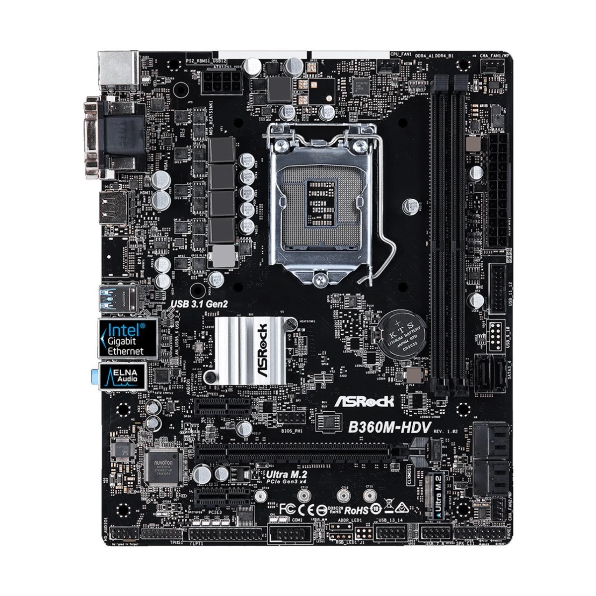 Asrock B360M-HDV Motherboard Price in Bangladesh