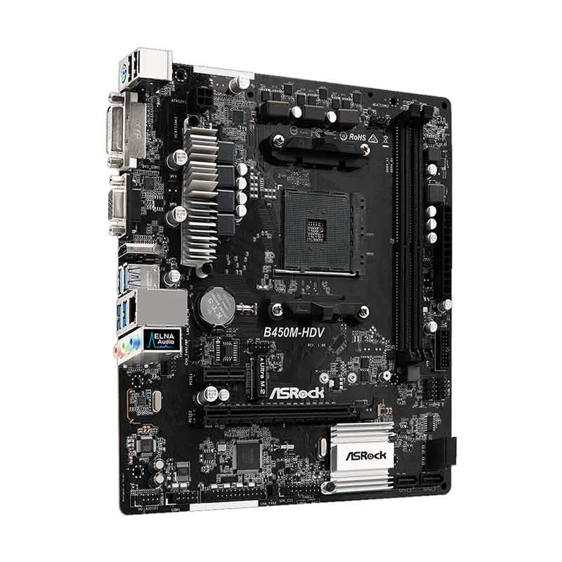 ASROCK B450M-HDV Motherboard