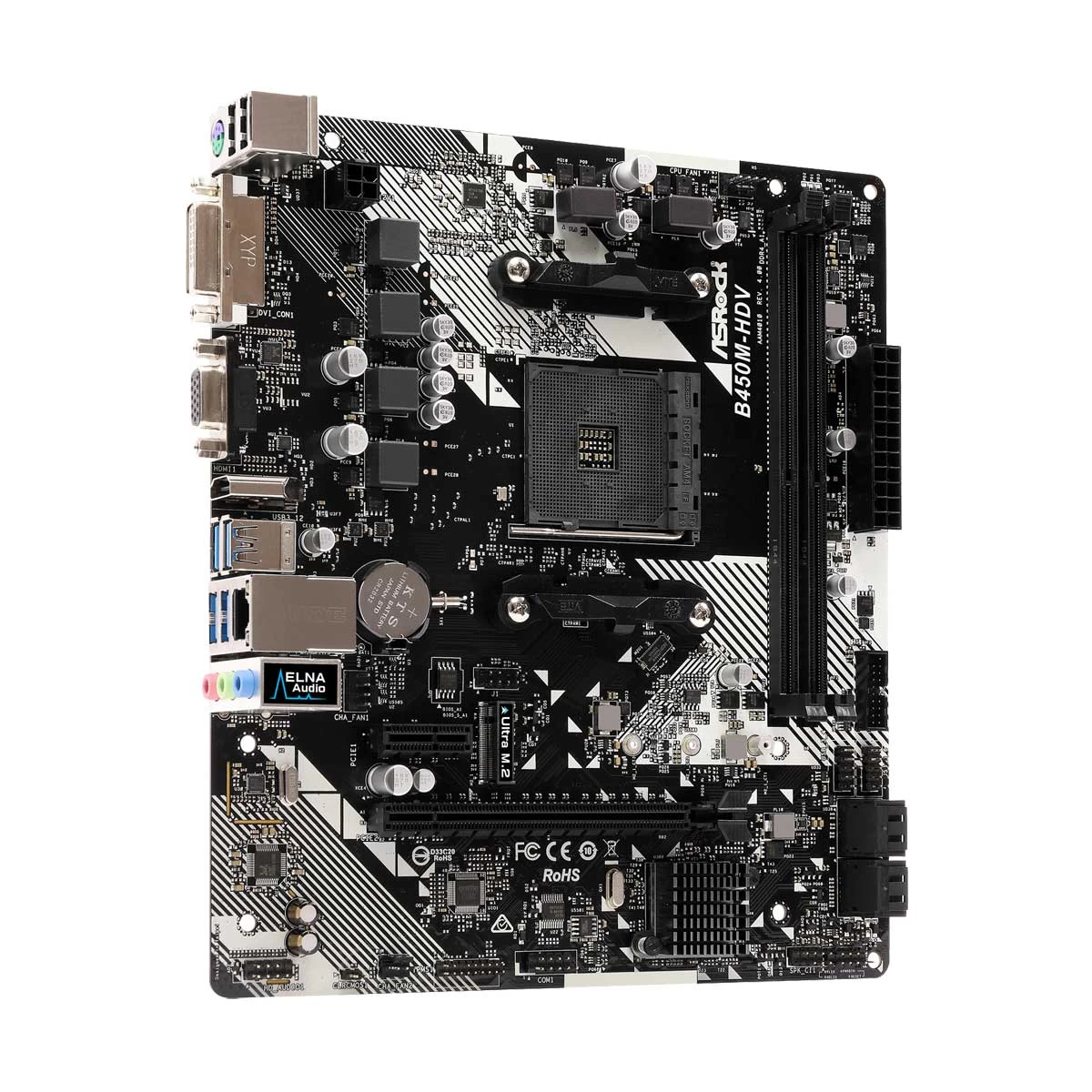 Asrock B450M-HDV R4.0 Motherboard in BD