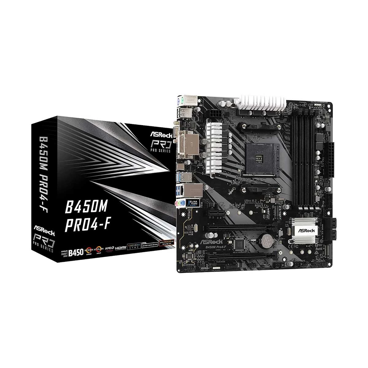 Asrock ASRock B450M Pro4-F Motherboard