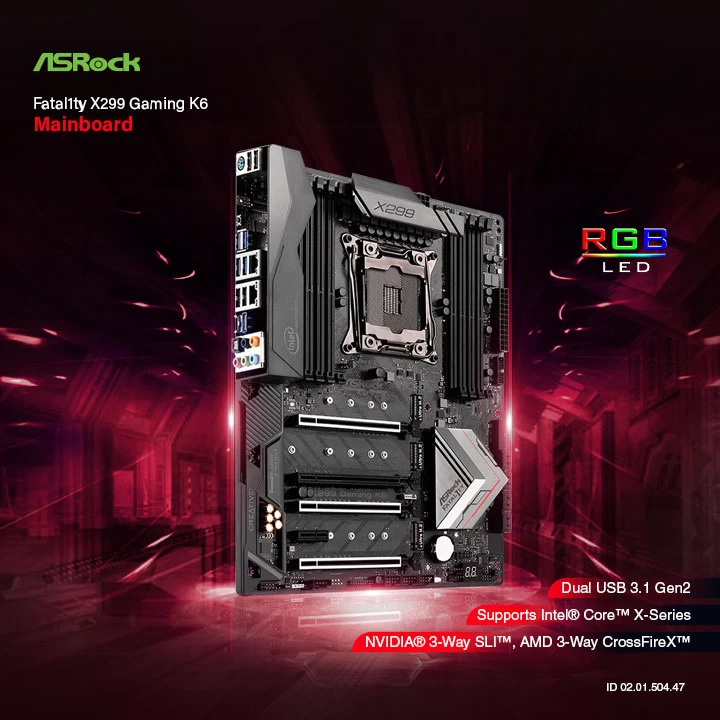 ASRock Fatal1ty X299 Gaming K6 Motherboard