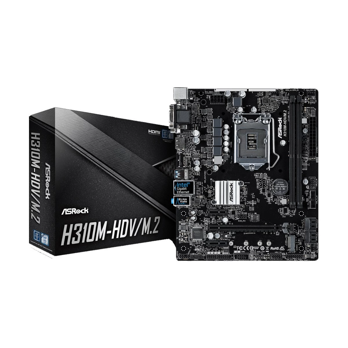 Asrock H310M-HDV/M.2 Motherboard