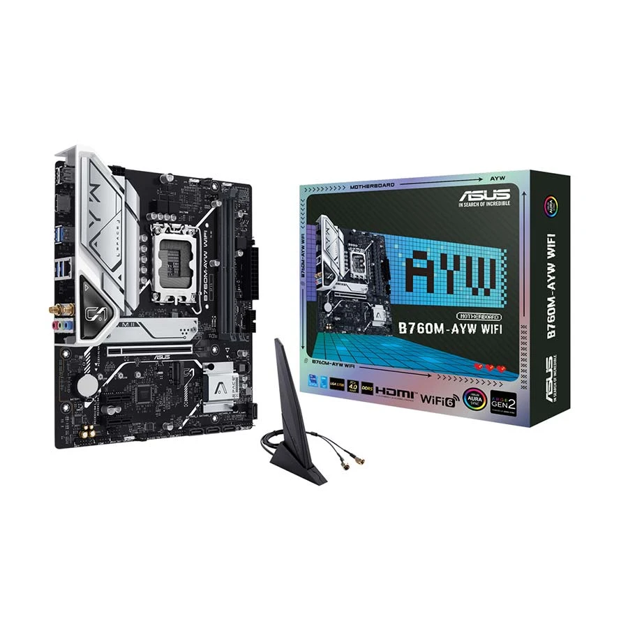 ASUS Asus B760M-AYW (Wi-Fi 6) Motherboard