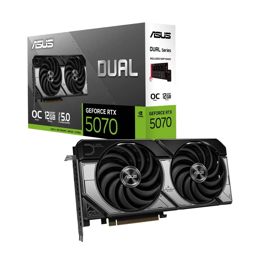 ASUS Asus Dual GeForce RTX 5070 OC Edition Graphics Card