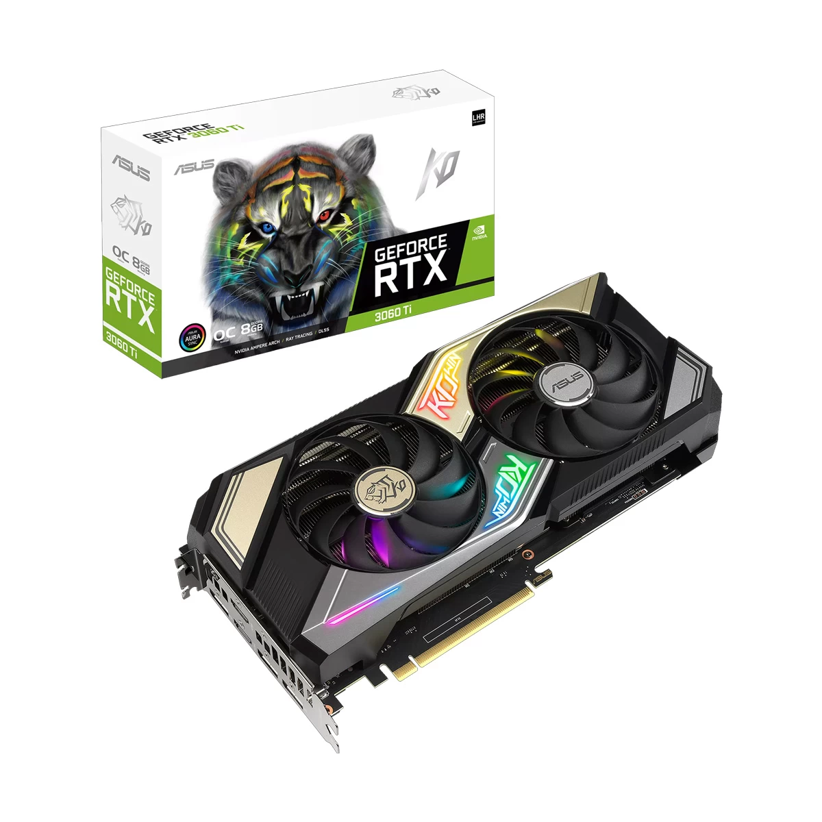 Asus KO GeForce RTX 3060 Ti V2 OC Edition LHR Graphics Card