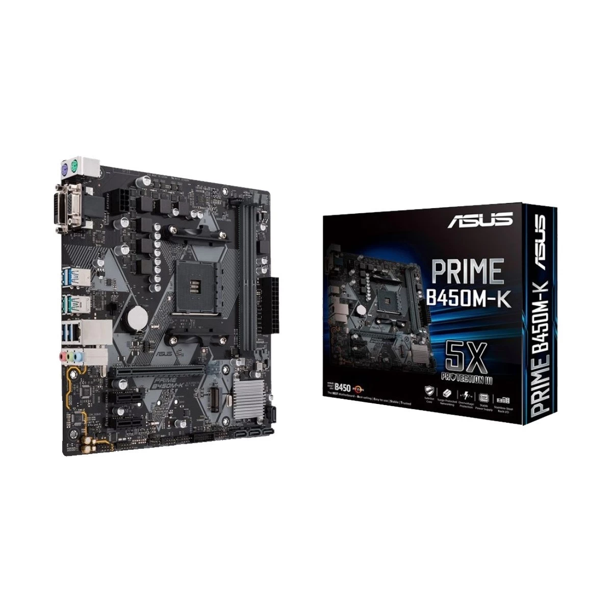 Asus PRIME B450M-K Motherboard