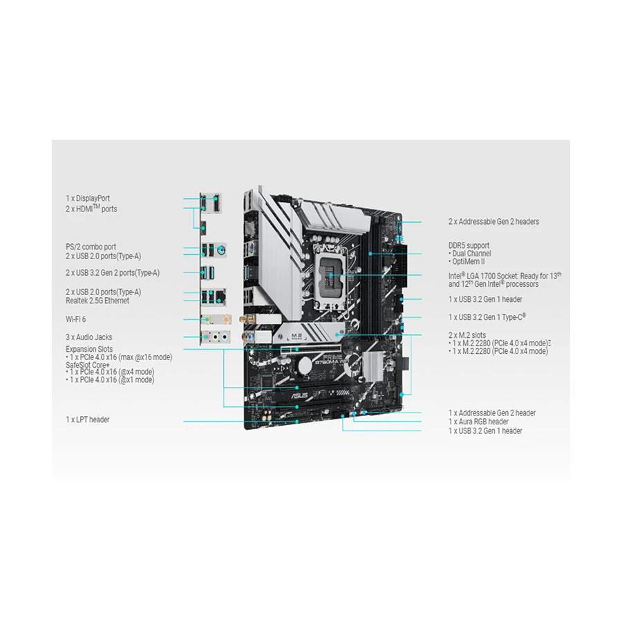 Asus PRIME B760M-A (Wi-Fi 6) Motherboard Best Price