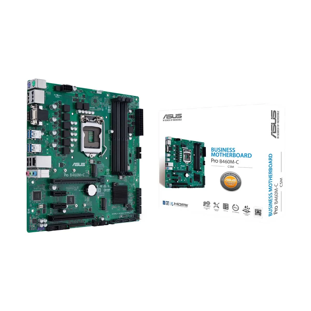 Asus PRO B460M-C/CSM Motherboard