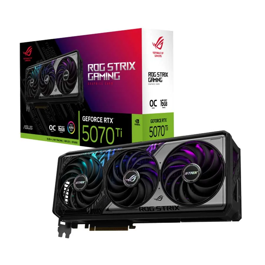 ASUS Asus ROG Strix GeForce RTX 5070 Ti OC Edition Graphics Card