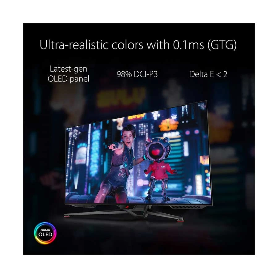 Asus ROG Swift OLED PG42UQ Gaming Monitor features