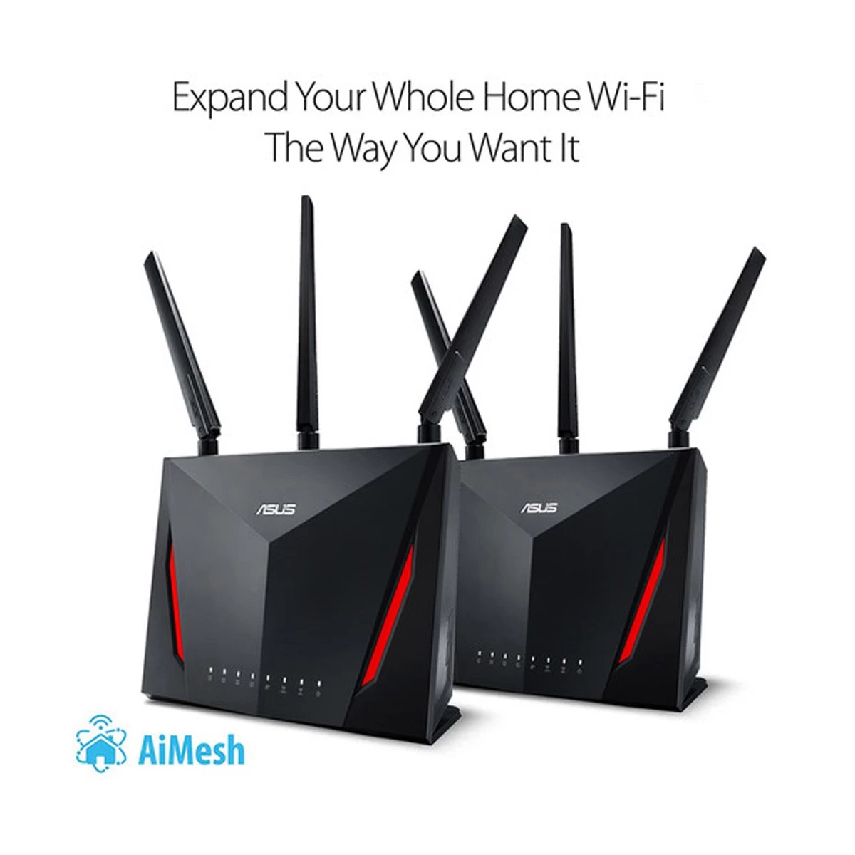 Asus RT-AC86U 2 Pack AiMesh Network Router Price in BD