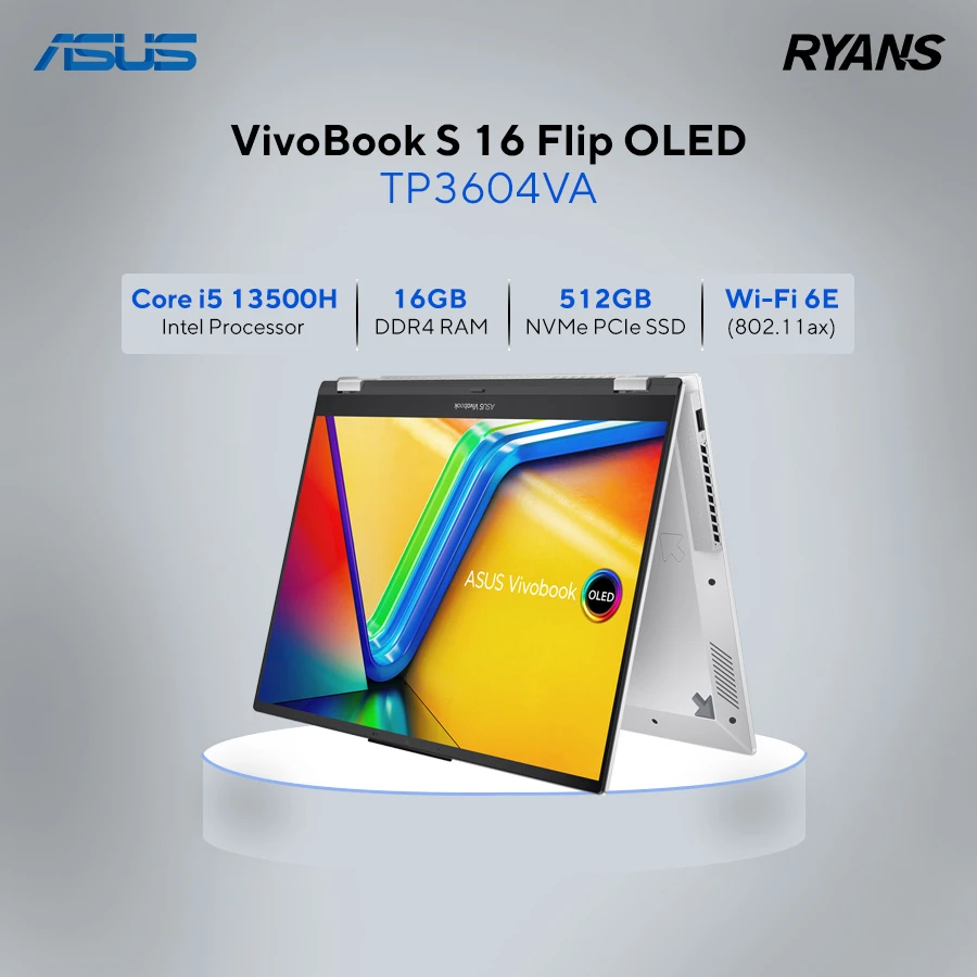 Asus VivoBook S 16 Flip OLED TP3604VA All Laptop specifications