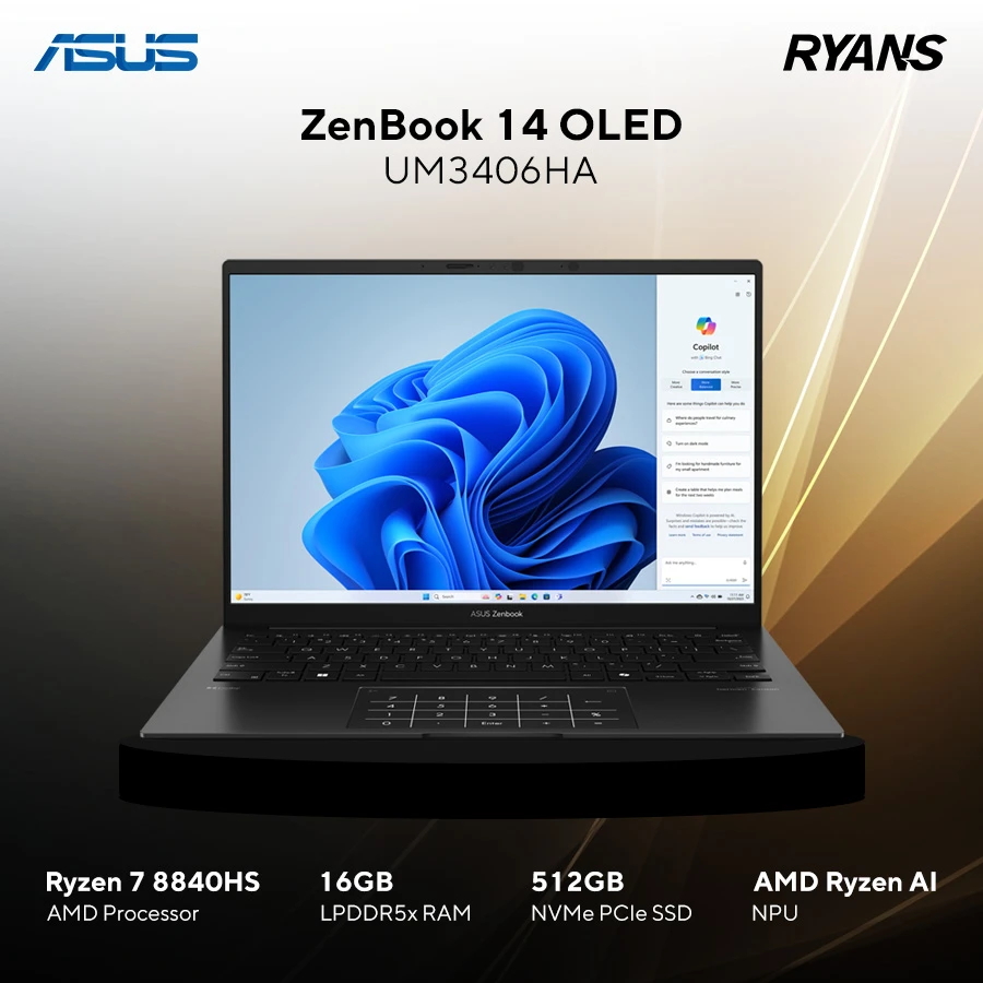 Asus ZenBook 14 OLED UM3406HA All Laptop specifications