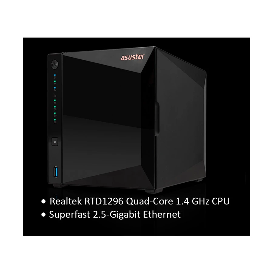 Asustor DRIVESTOR 4 Pro AS3304T Network Storage specifications