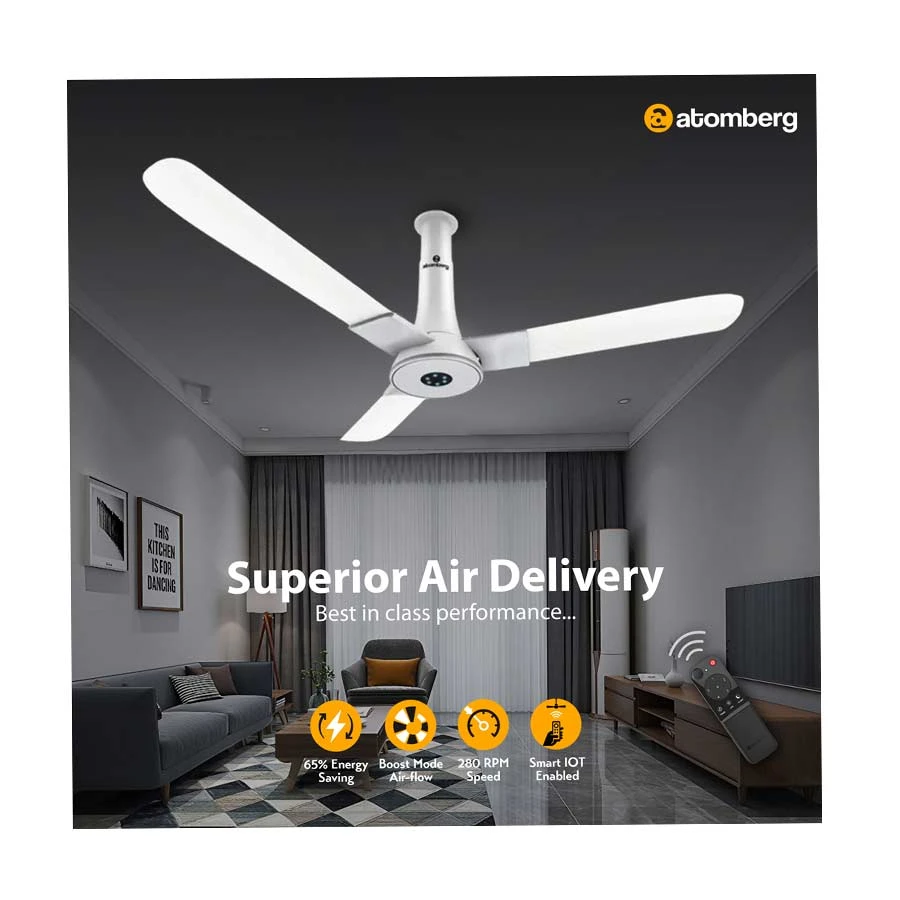 Atomberg Studio Smart+ AT-130 FAN Price in Bangladesh