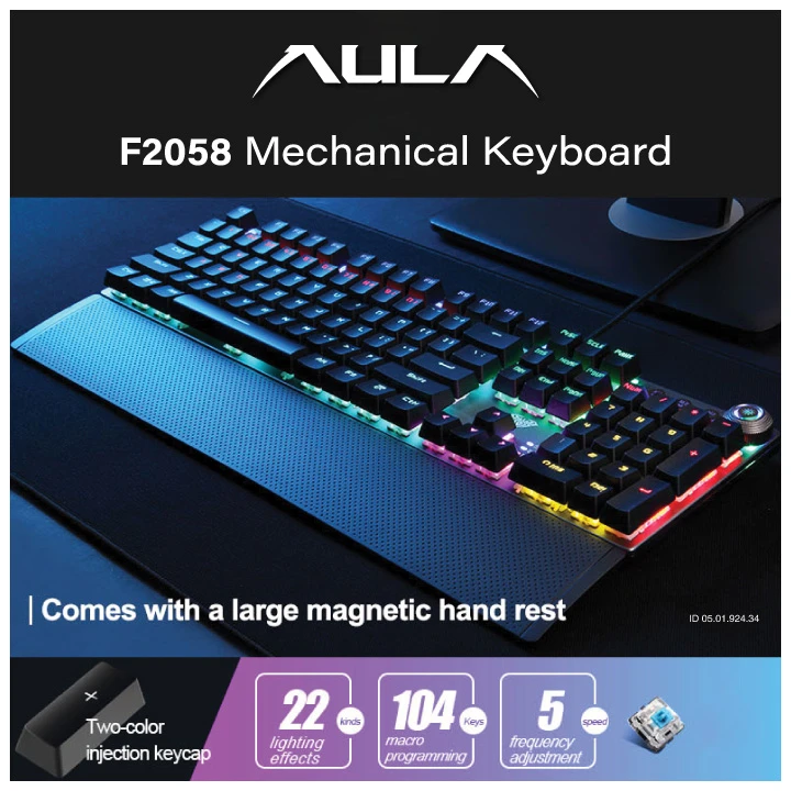 Aula F2058 Keyboard features