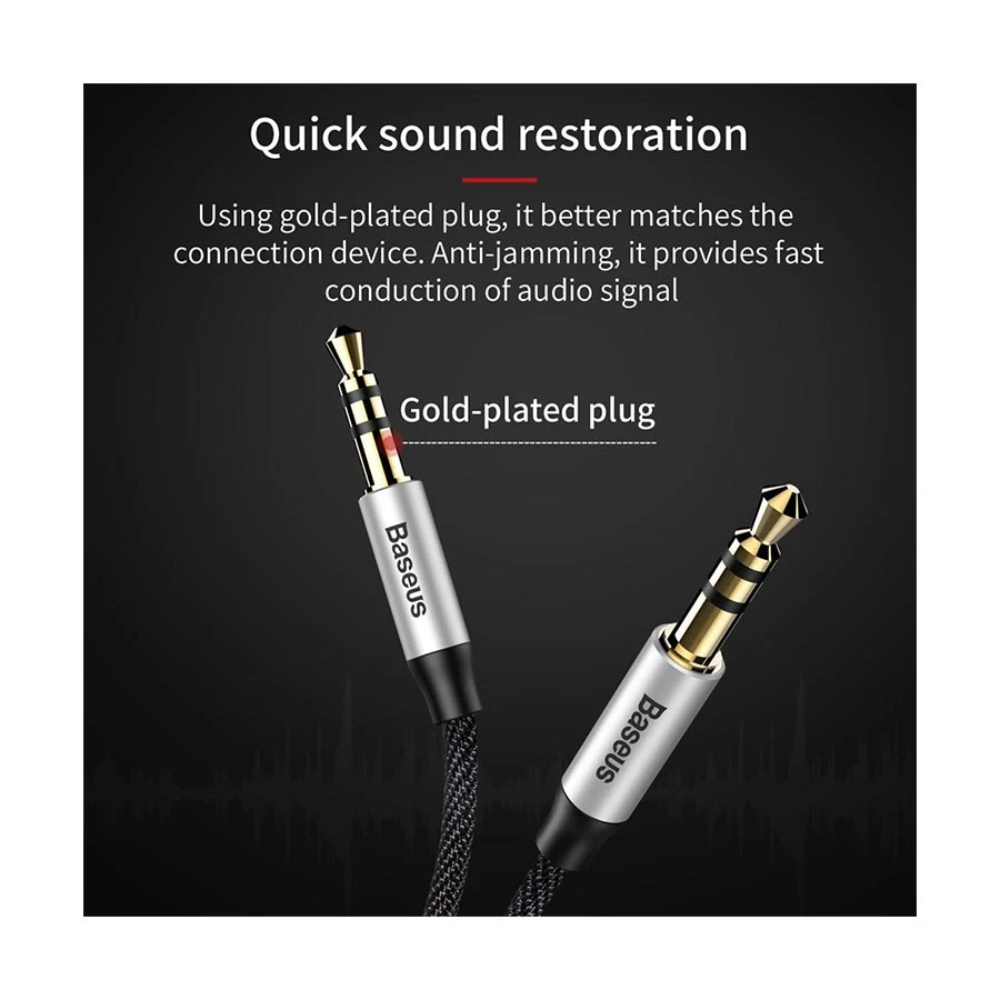 Baseus CAM30-CS1 3.5mm Male to Male Audio Cable