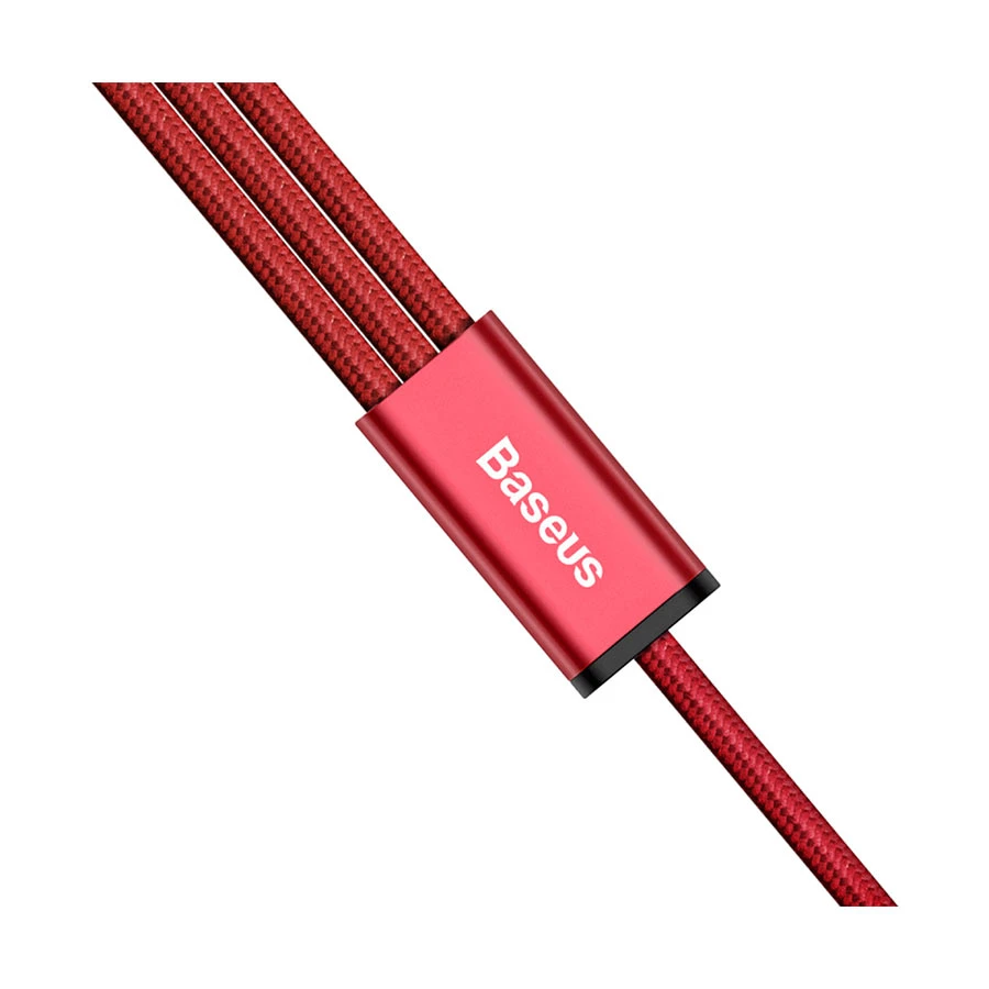 Baseus CAMLL-SU09 Rapid Series 3-in-1 USB Male to Micro USB & Dual Lightning Cable / Converter / HUB Price in BD