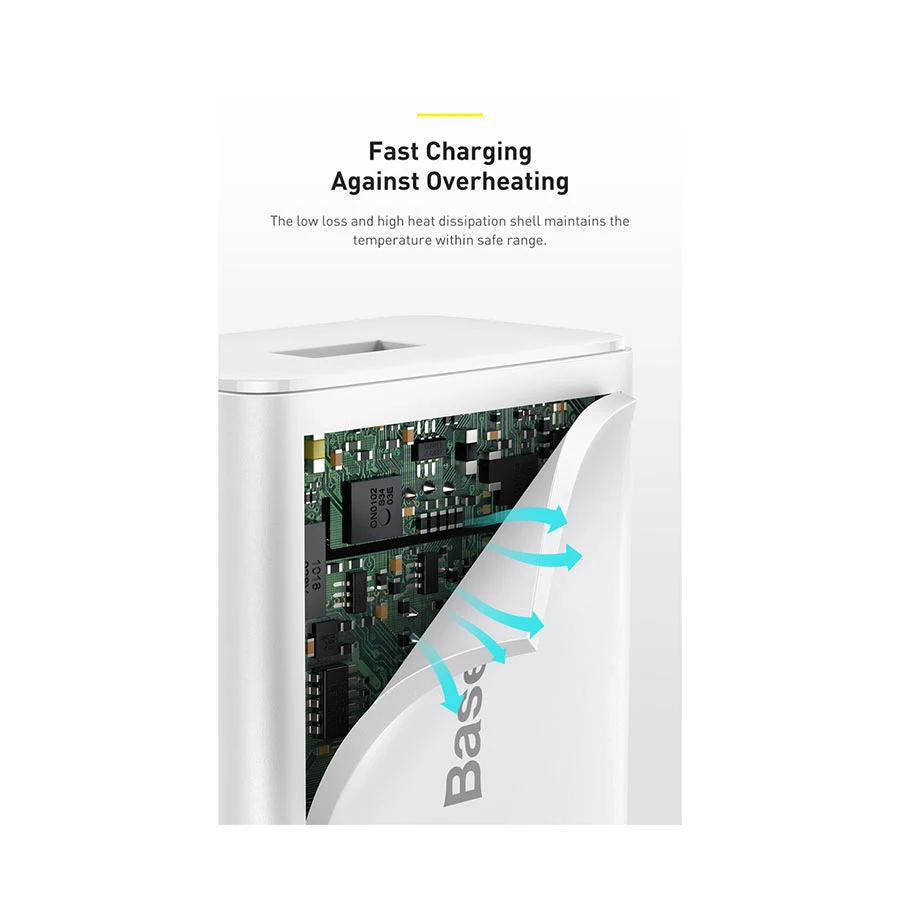 Baseus CCHW000002 Huawei Module USB Wall Charger Price in BD