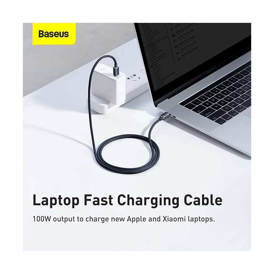 Baseus CAJY000601 Crystal Shine Series Type-C Male to Male USB Cable