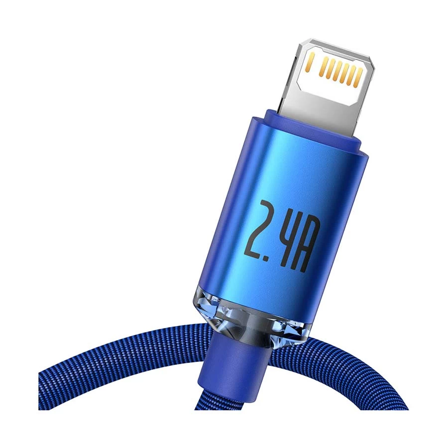 Baseus CAJY000003 Crystal Shine Series USB Male to Lightning USB Cable in BD