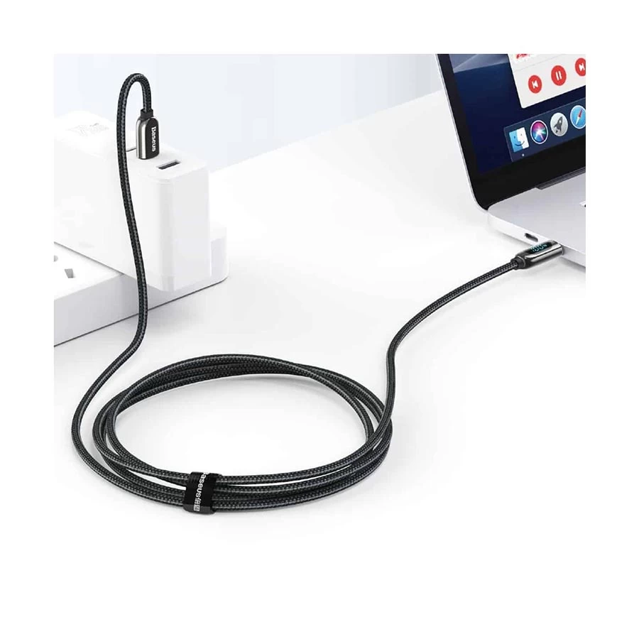 Baseus CATSK-B01 Display USB Type-C Male to Male USB Cable