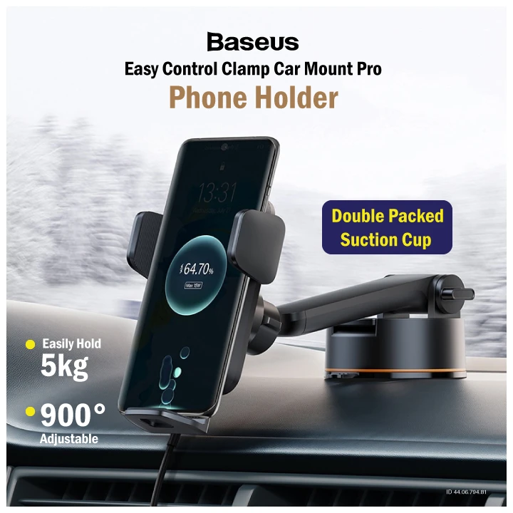 Baseus SUYK020001 Easy Control Clamp Car Mount Pro Phone Holder