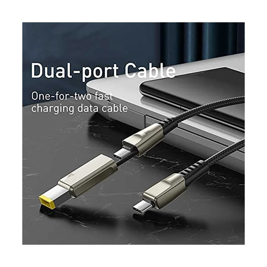 Baseus CA1T2-B01 Flash Series USB Type-C Male to Type-C Male & DC USB Cable Price in BD