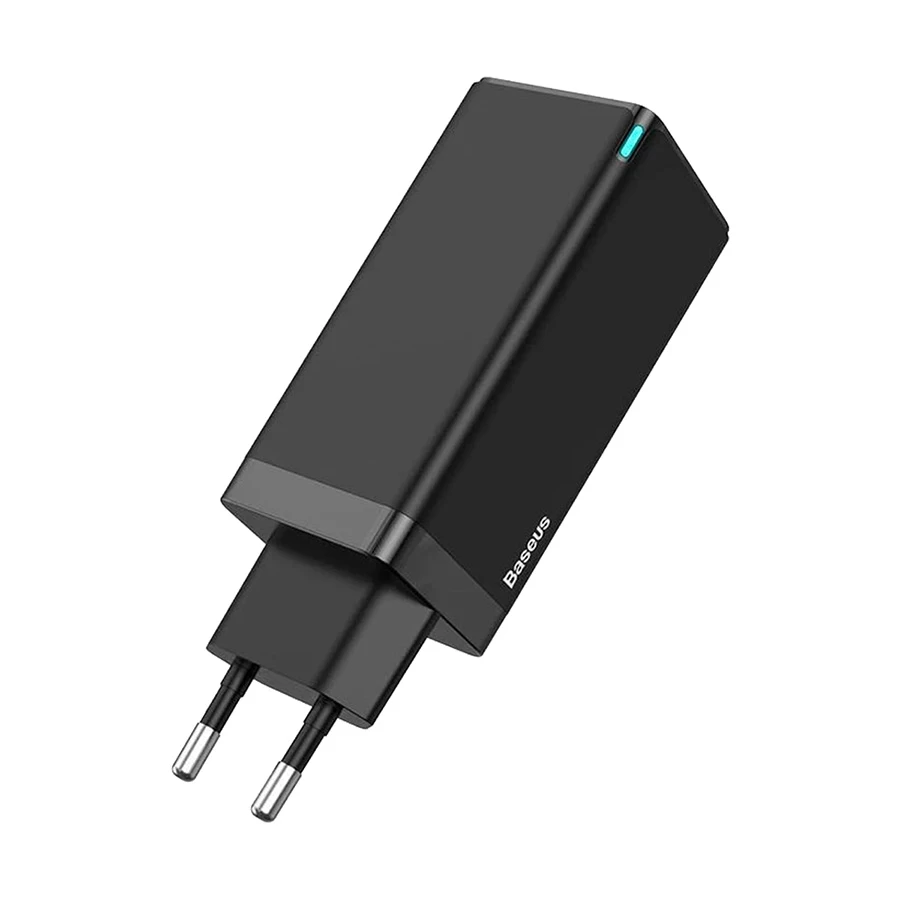 Baseus CCGAN-B01 GaN QC USB & Dual Type-C Wall Charger Wall Charger Price in Bangladesh