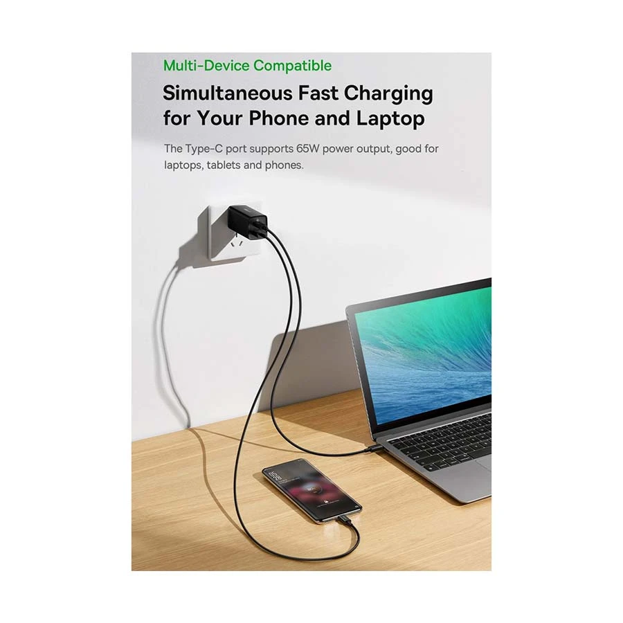 Baseus CCGL010001 GaN2 lite SUPER VOOC Wall Charger Best Price