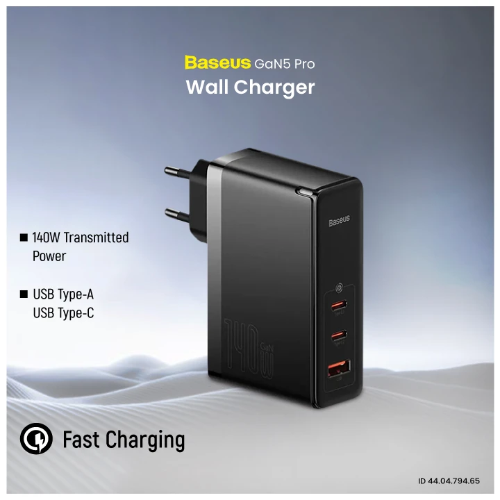 Baseus CCGP100201 GaN5 Pro Wall Charger specifications