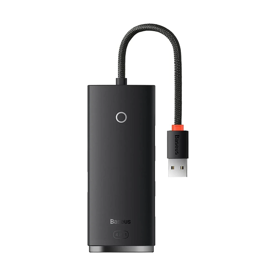 Baseus Lite Series WKQX030001 USB Male to Quad 3.0 & Type-C Female Cable / Converter / HUB