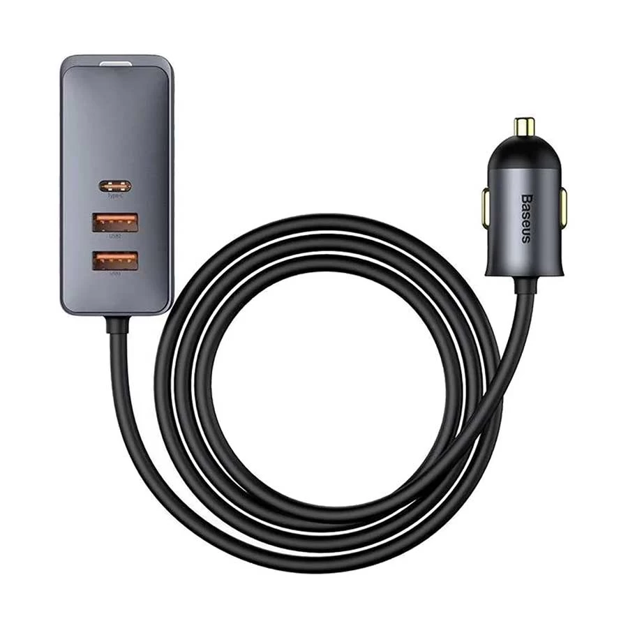 Baseus CCBT-B0G Share Together PPS Type-C & Tri USB Car Charger Price in BD