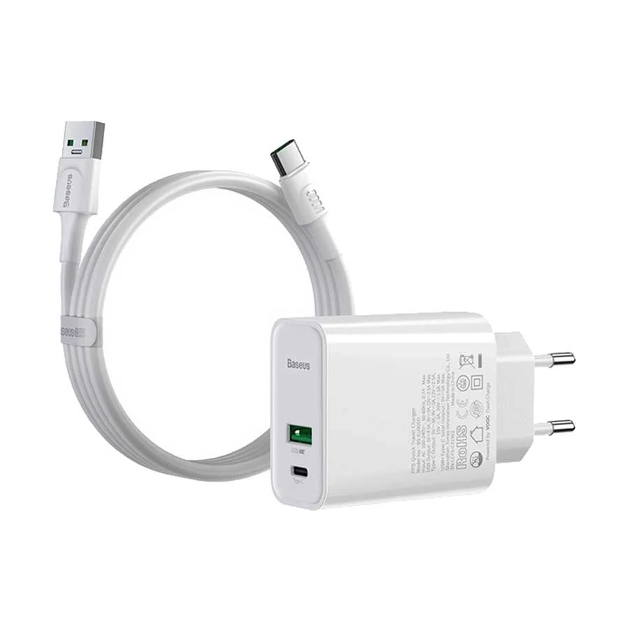 Baseus TZCCFS-H02 Speed PPS QC USB & USB-C Wall Charger Wall Charger