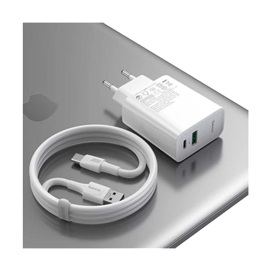 Baseus TZCCFS-H02 Speed PPS QC USB & USB-C Wall Charger Wall Charger in BD