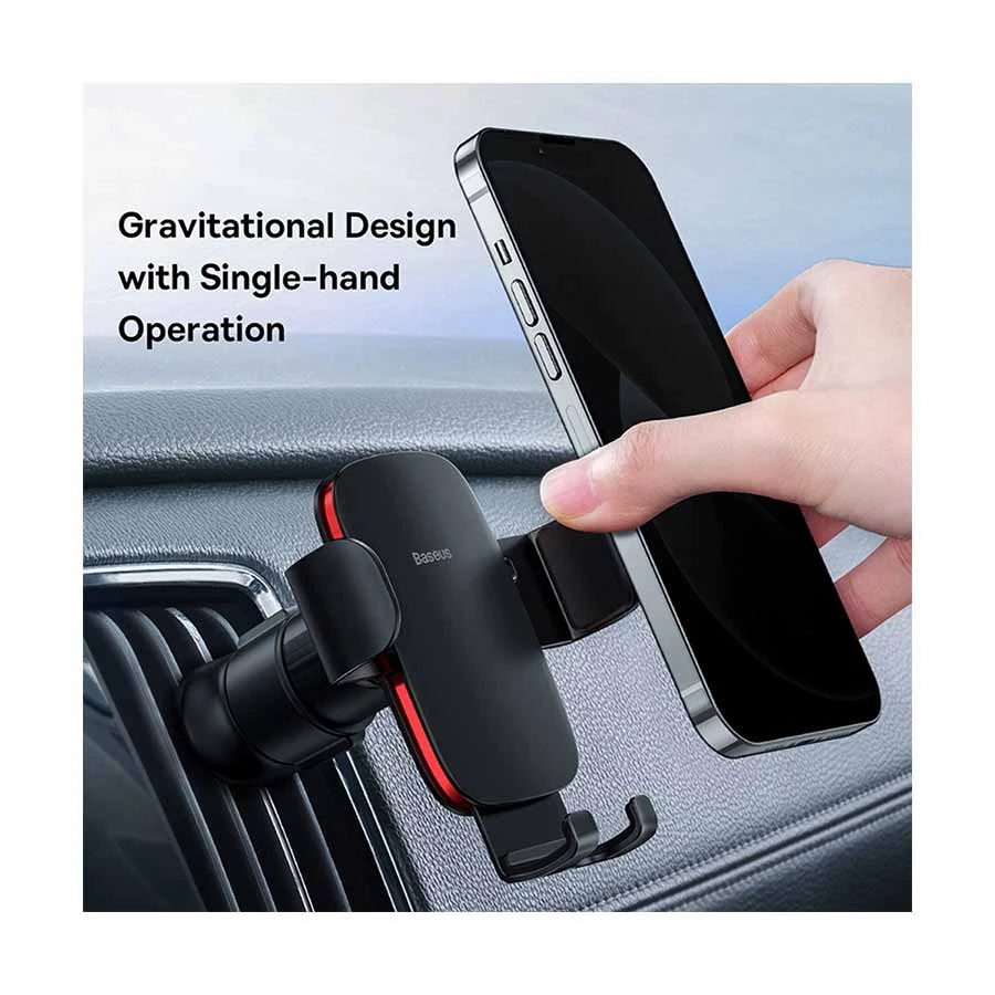 Baseus SUJS000001 Metal Age 2 Gravity Car Mount Phone Holder Best Price