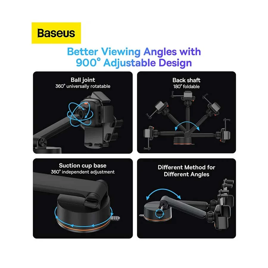 Baseus SUYK020001 Easy Control Clamp Car Mount Pro Phone Holder specifications
