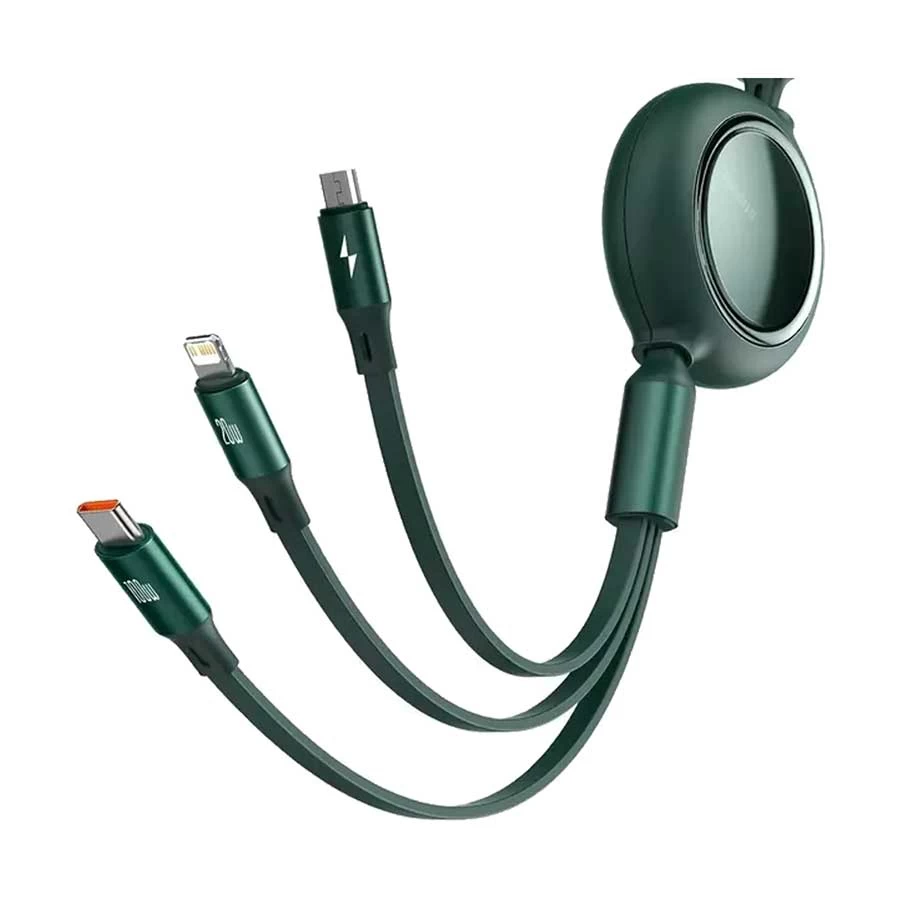 Baseus CAMLC-AMJ06 Type-C Male to Micro USB, Lightning & USB Cable in BD