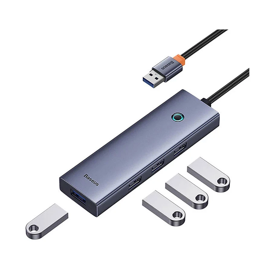 Baseus UltraJoy Series B0005280A813-02 4-Port USB Male to Quad Female Cable / Converter / HUB