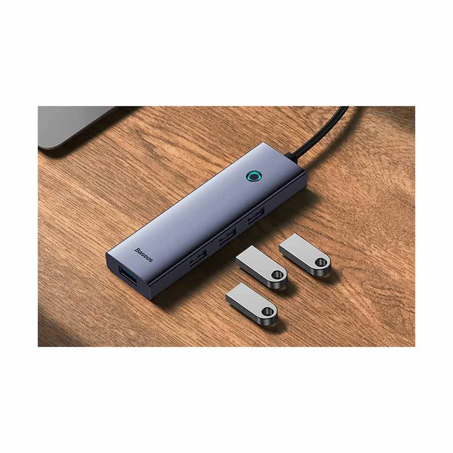 Baseus UltraJoy Series B0005280A813-02 4-Port USB Male to Quad Female Cable / Converter / HUB Best Price