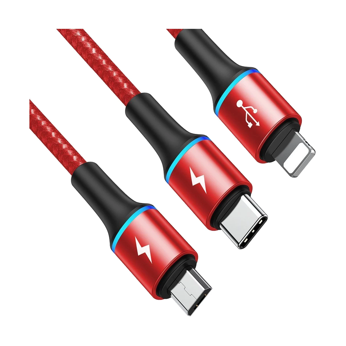 Baseus CAMLT-HA09 Halo Data 3-in-1 Cable USB Cable Price in Bangladesh