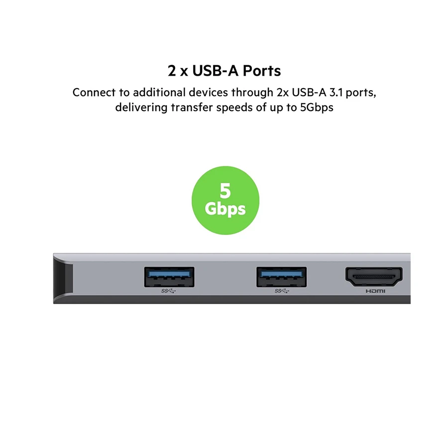 Belkin AVC007btSGY Type-C Male to HDMI, Dual USB 3.1, SD & MicroSD Female Cable / Converter / HUB Price in BD