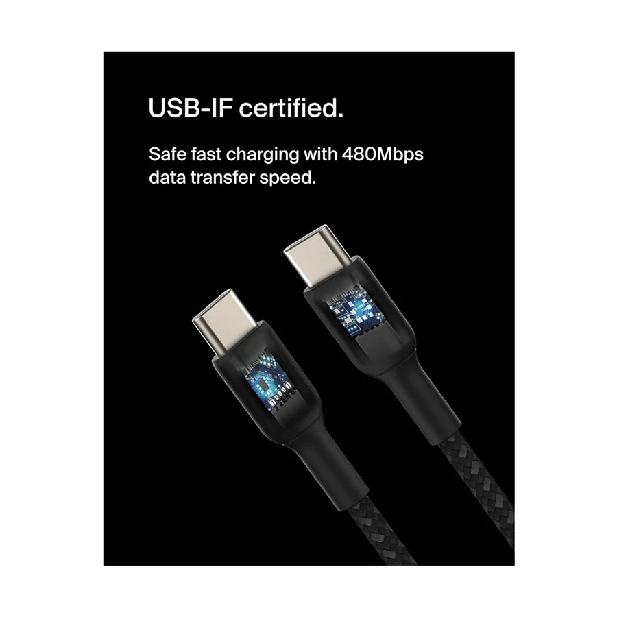 Belkin BoostCharge CAB004bt1MBK USB Type-C Male to Cable / Converter / HUB in BD