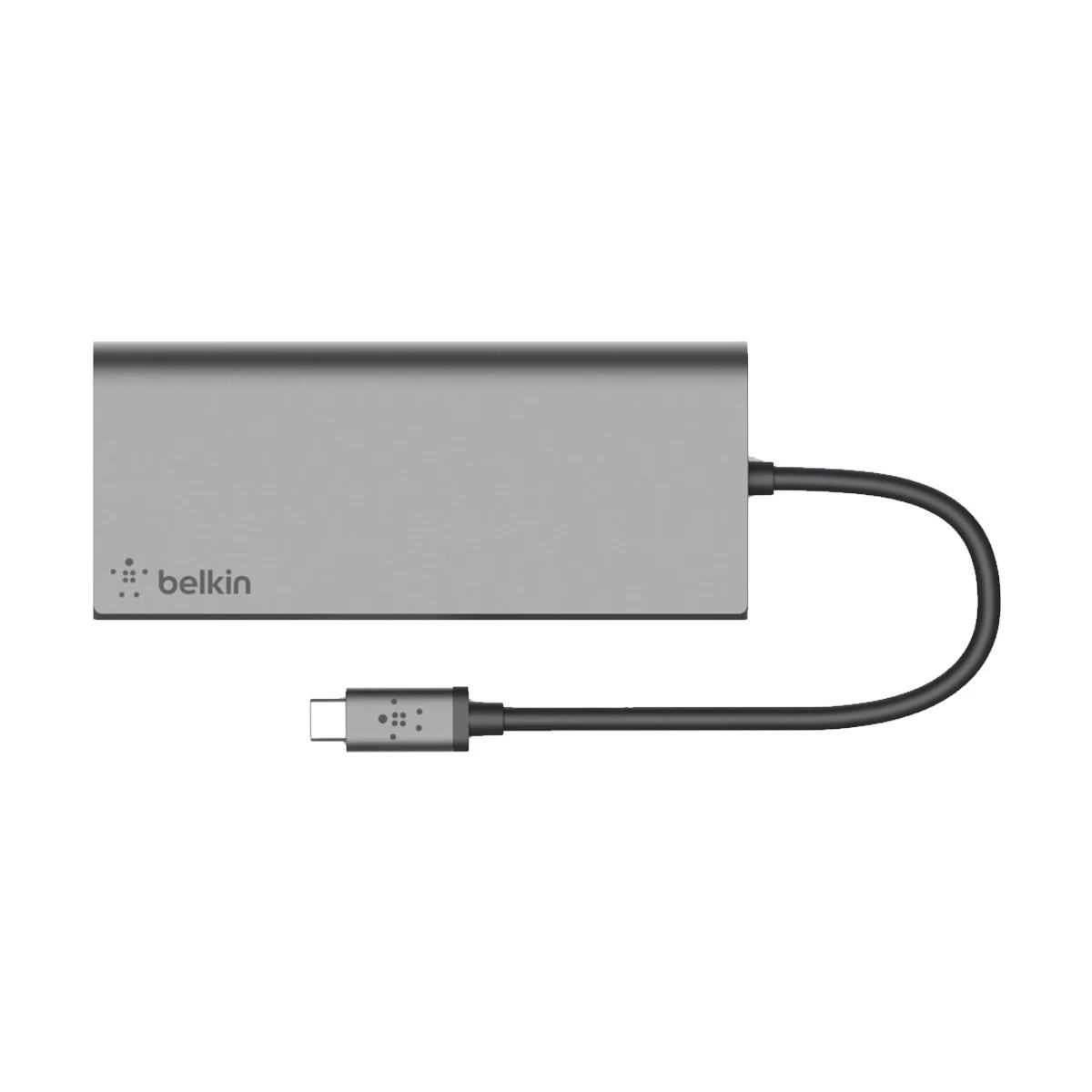 Belkin F4U092btSGY Type-C Male to HDMI, Dual USB, LAN, & SD Card Female Type-C Converter Price in Bangladesh
