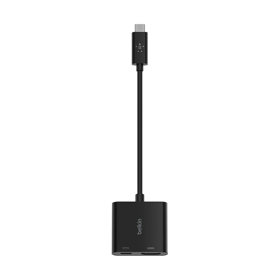 Belkin AVC002btBK Type-C Male to HDMI Female & Type-C(PD) Cable / Converter / HUB Price in Bangladesh