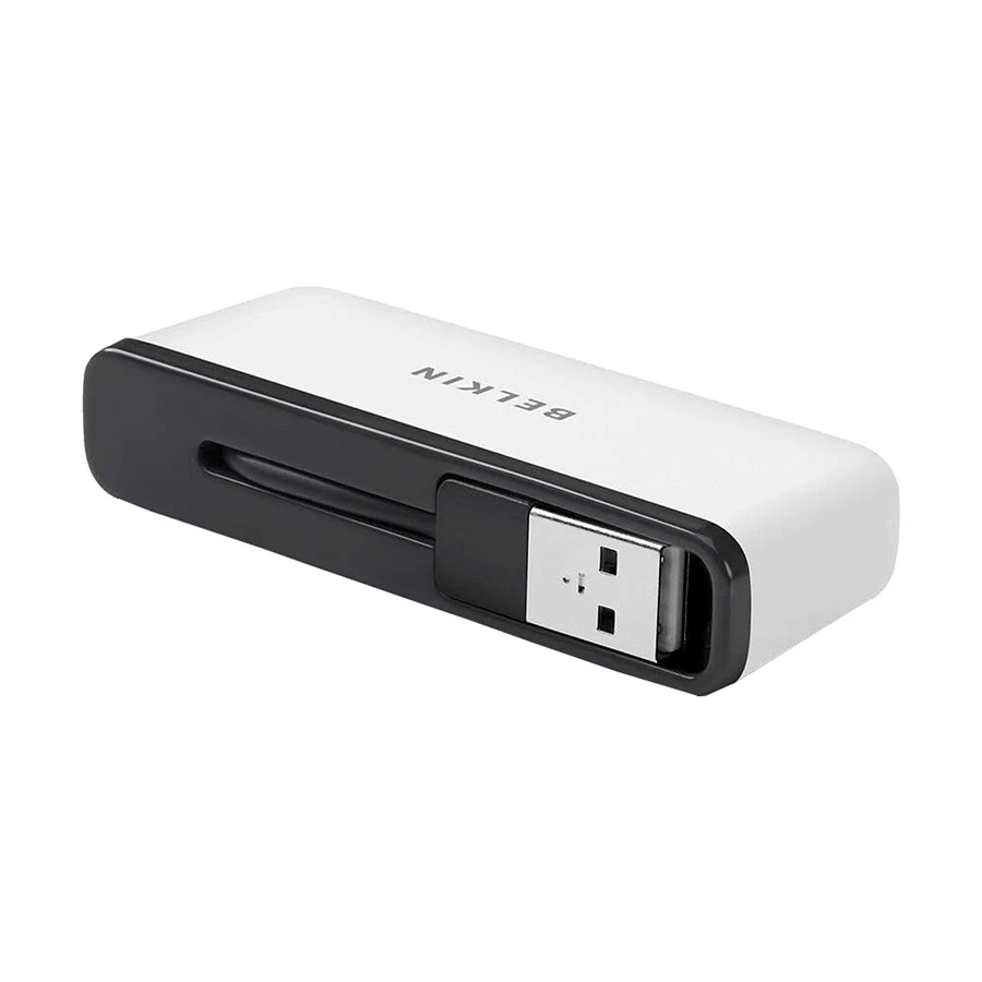 Belkin F4U021BT USB Male to Quad USB Female USB HUB