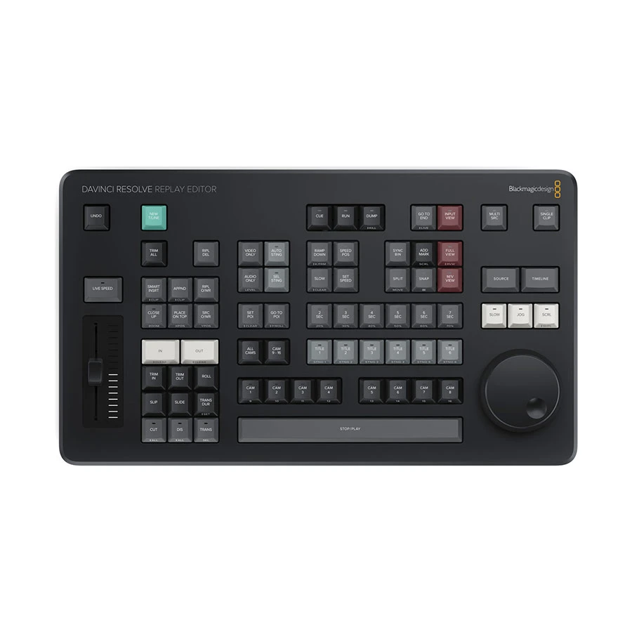 Blackmagic Design DaVinci Resolve Replay Editor Keyboard