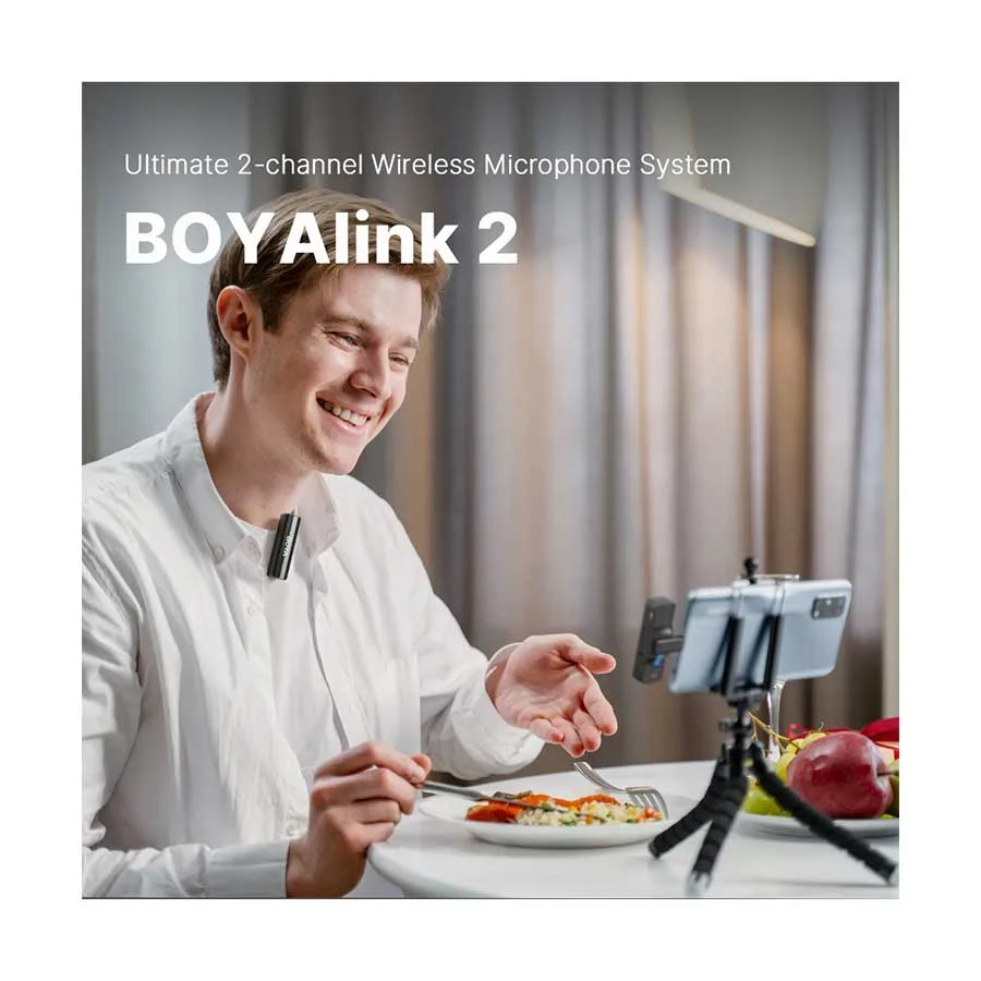 Boya BOYALINK C2 Upgraded 3-in-1 Microphone
