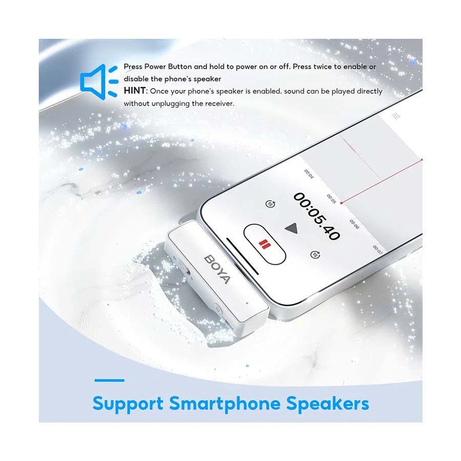 Boya BOYALINK-W Microphone specifications