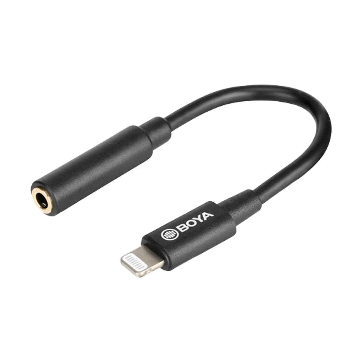 Boya BY-K3 3.5mm TRRS Female to Lightning Male Lightning Converter